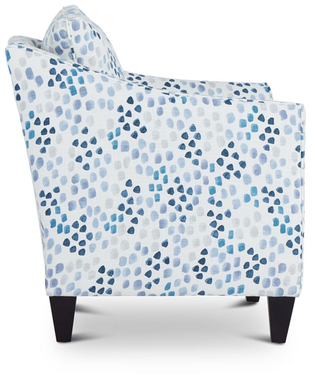Pfeifer Blue Fabric Accent Chair