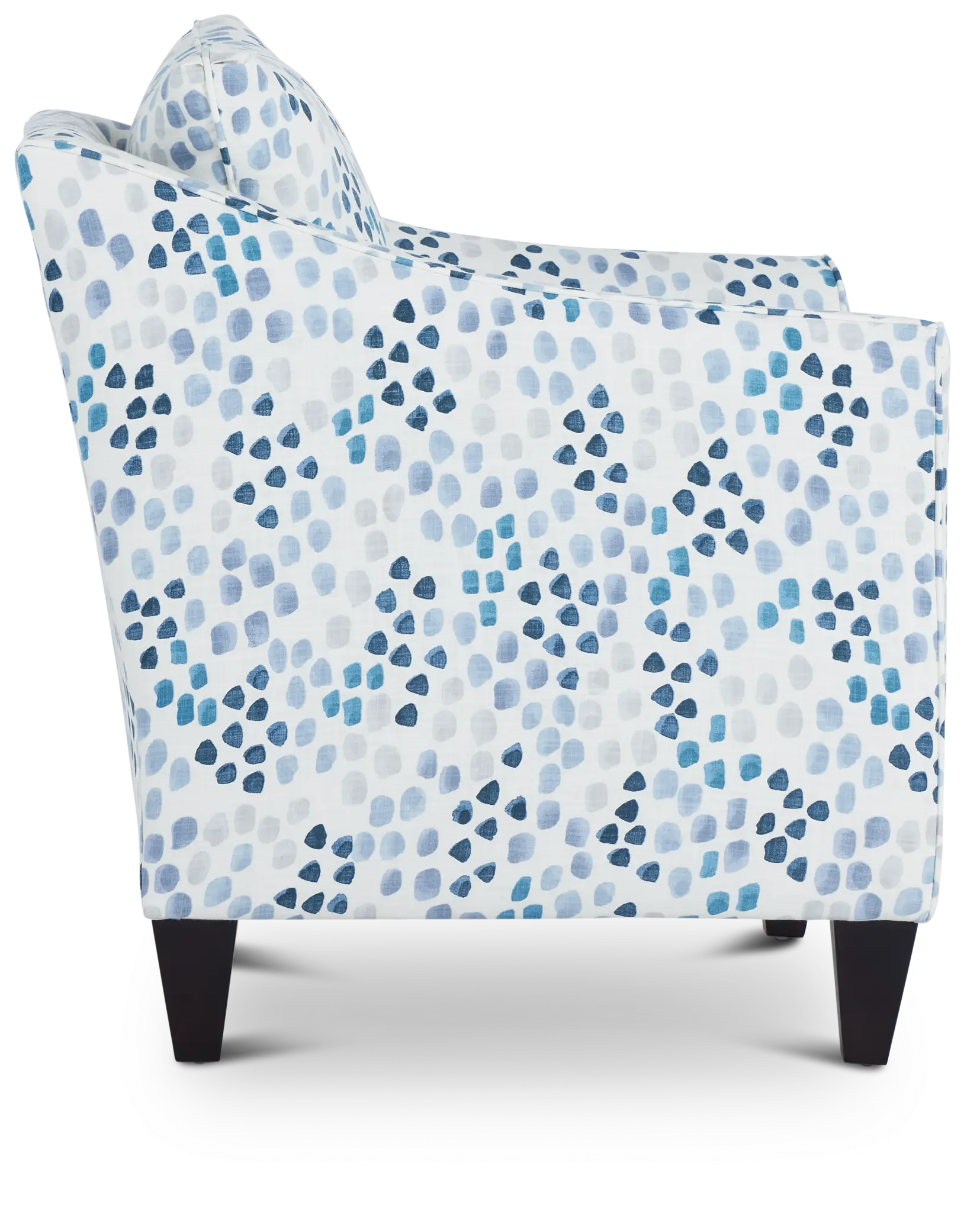 Pfeifer Blue Fabric Accent Chair Pfeifer Blue Fabric Accent Chair