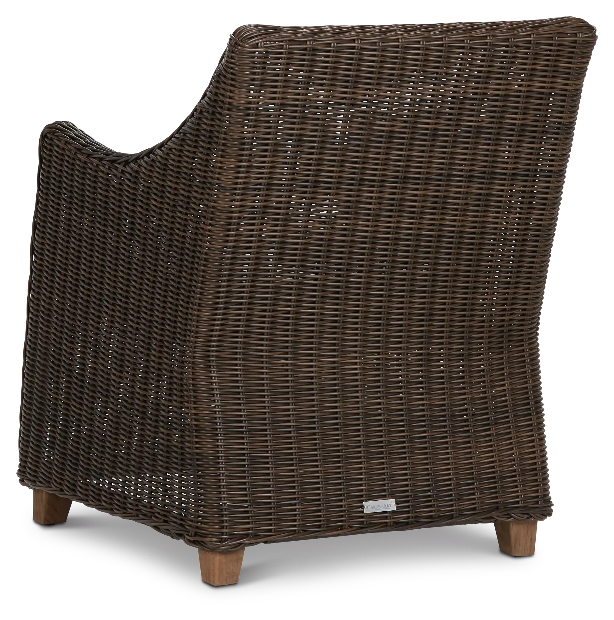 Canyon Dark Brown Gray Woven Arm Chair Canyon Dark Brown Gray Woven Arm Chair