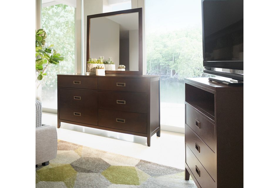 Chatham Dark Tone Dresser Mirror Bedroom Dressers Mirrors City Furniture