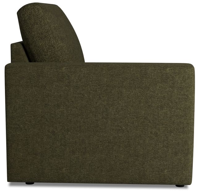 Citymod Green Fabric Left Chair