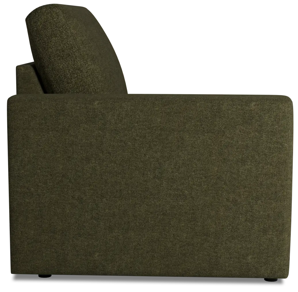 Citymod Green Fabric Left Chair Citymod Green Fabric Left Chair