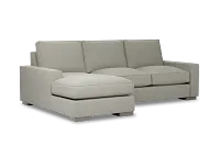 Edgewater Elite Gray Left Chaise Sectional