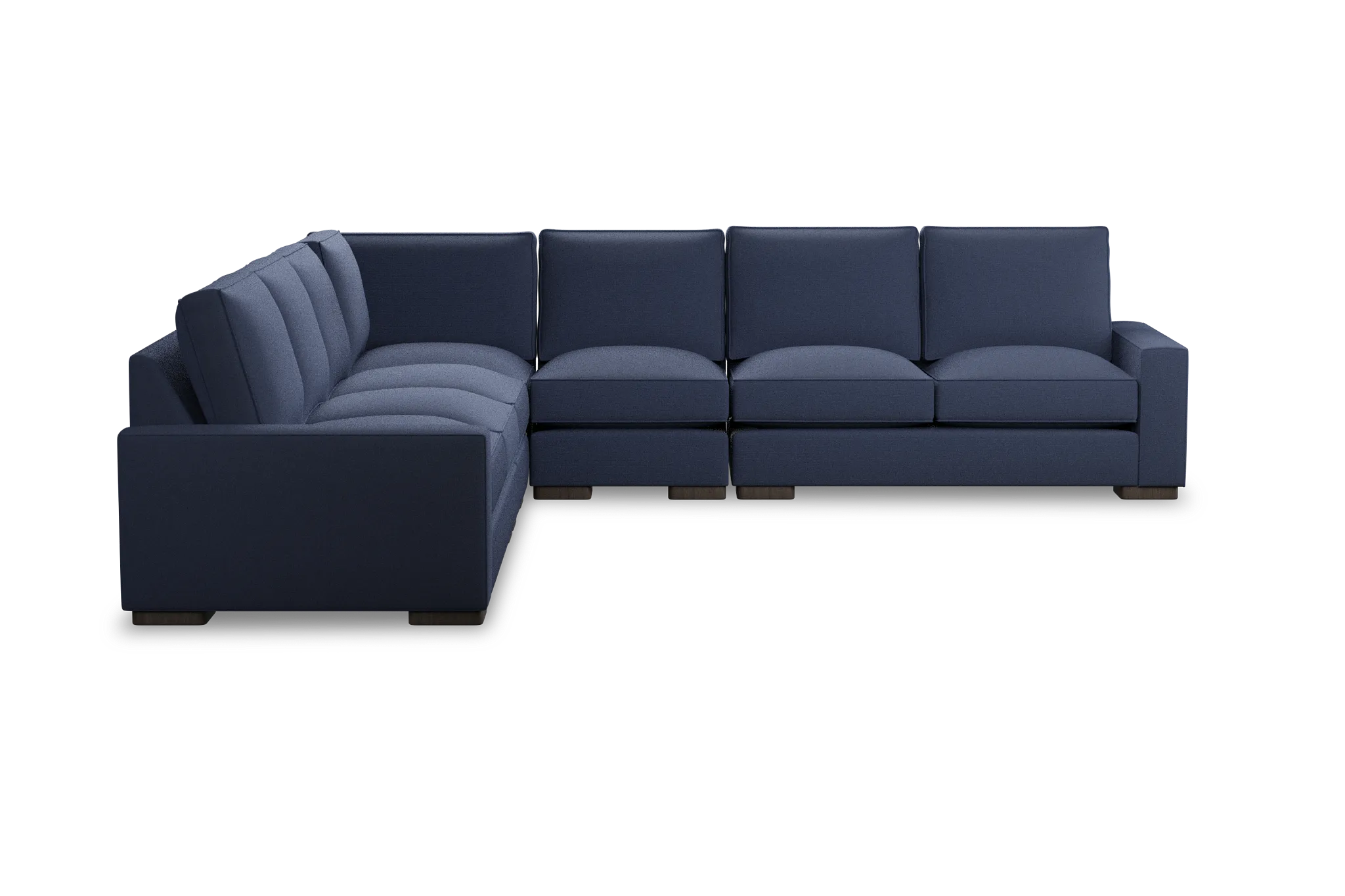 Edgewater Peyton Dark Blue Large Two-arm Sectional