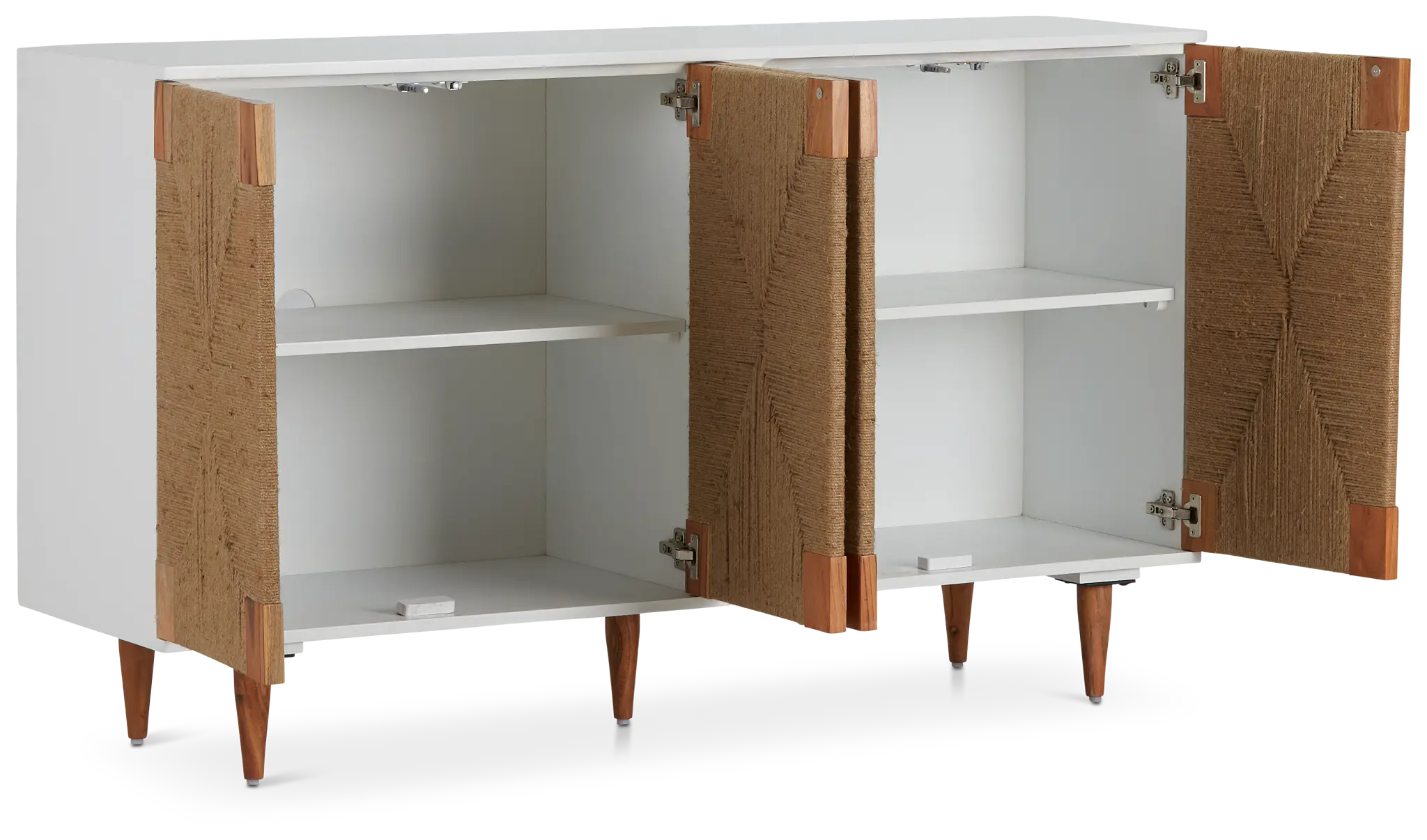 Woven Two-tone Four-door Cabinet Woven Two-tone Four-door Cabinet