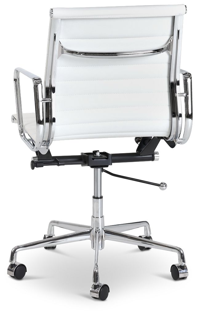 Mateo White Desk Chair