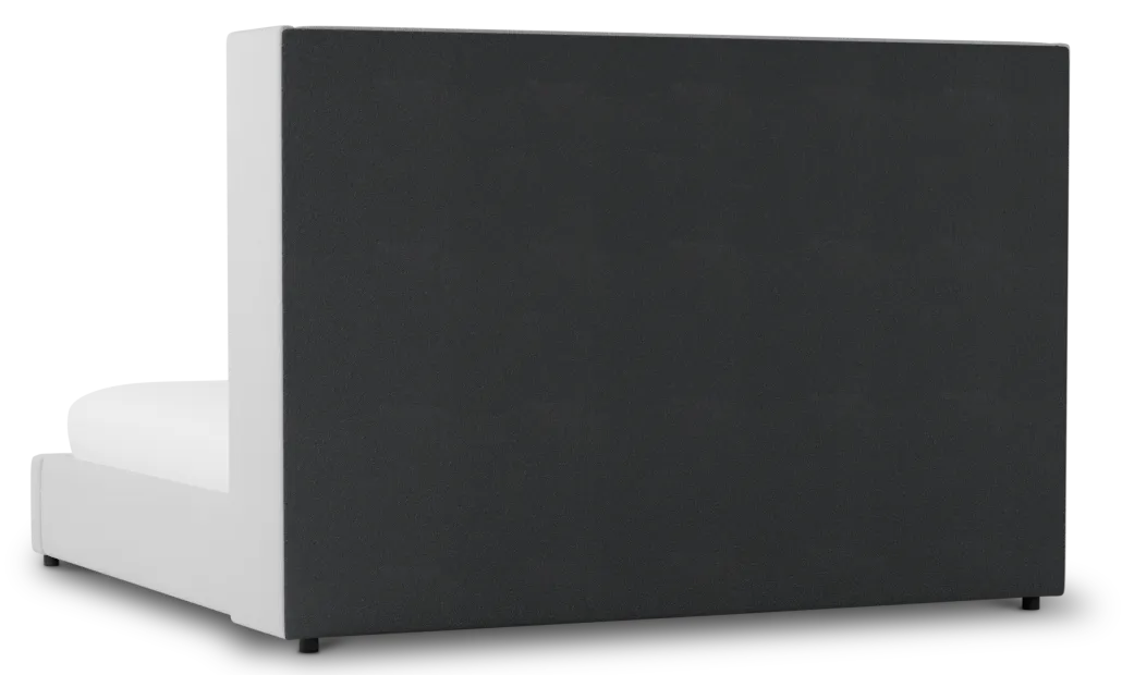 Captiva Delray Light Gray 60" Upholstered Shelter Bed