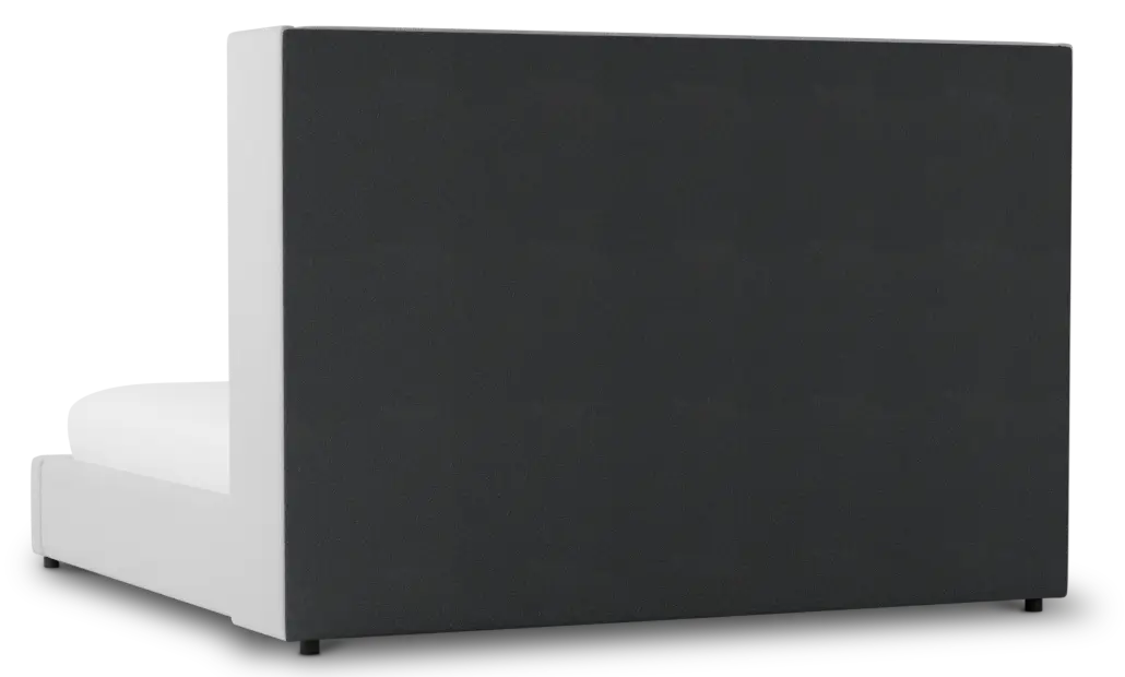 Captiva Delray Light Gray 60" Upholstered Shelter Bed Captiva Delray Light Gray 60" Upholstered Shelter Bed