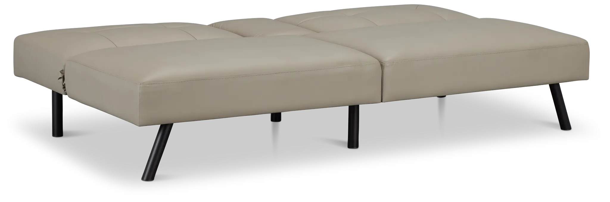 Andes Light Gray Micro Sofa Futon