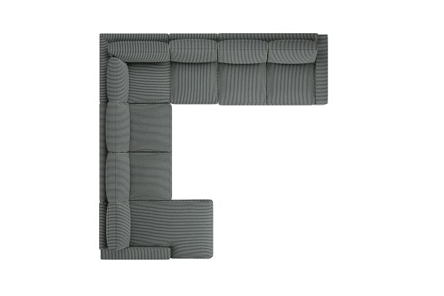 Edgewater Lucy Navy Large Left Chaise Sectional