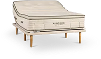 Avocado Green Cushion Firm Eco Plus Adjustable Base Mattress Set