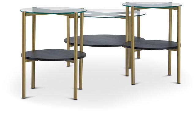 Dyson Dark Tone Glass 3 Pack Tables