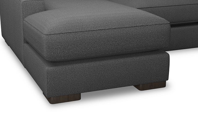 Edgewater Delray Dark Gray Large Left Chaise Sectional