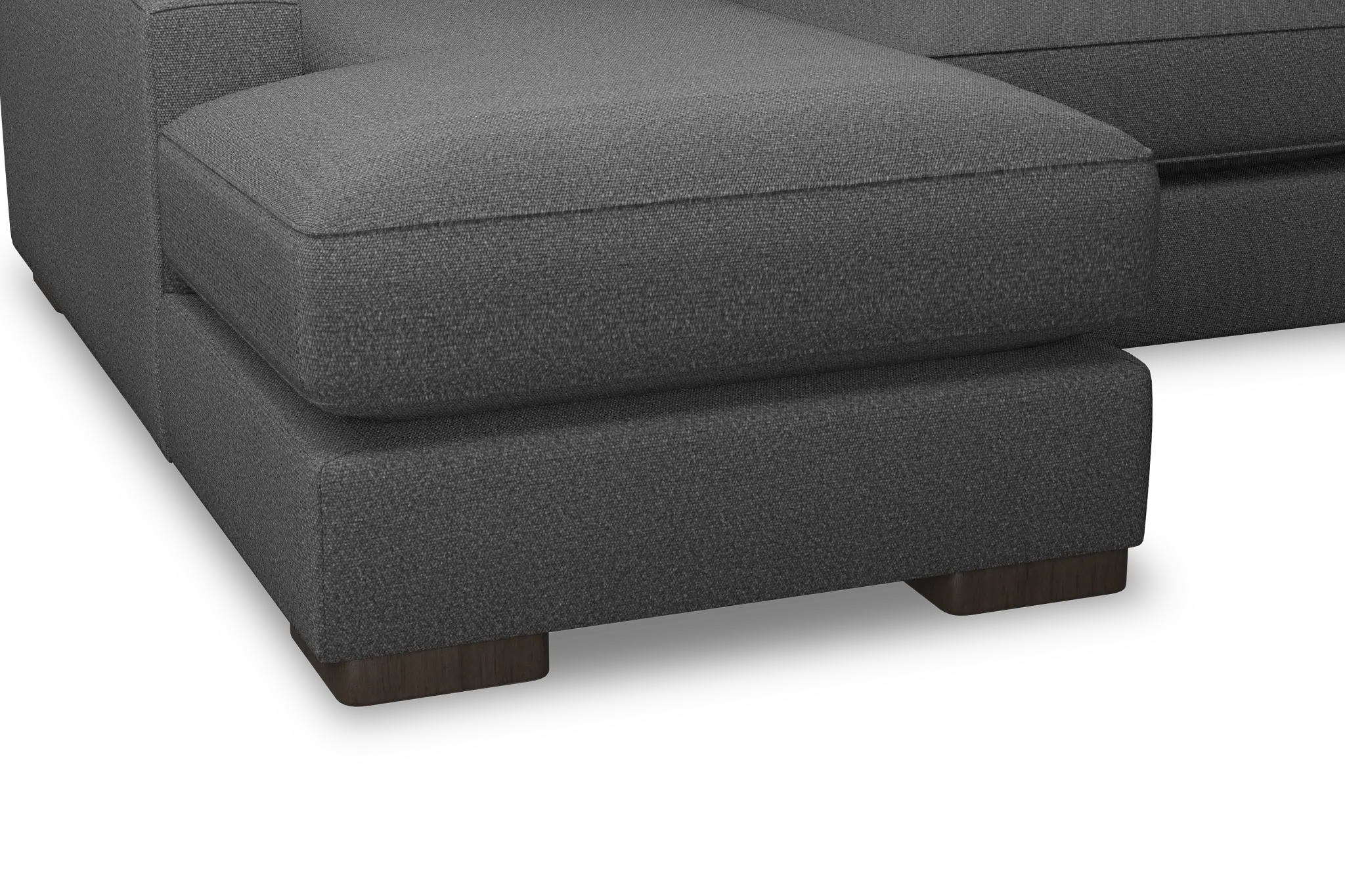 Edgewater Delray Dark Gray Large Left Chaise Sectional Edgewater Delray Dark Gray Large Left Chaise Sectional