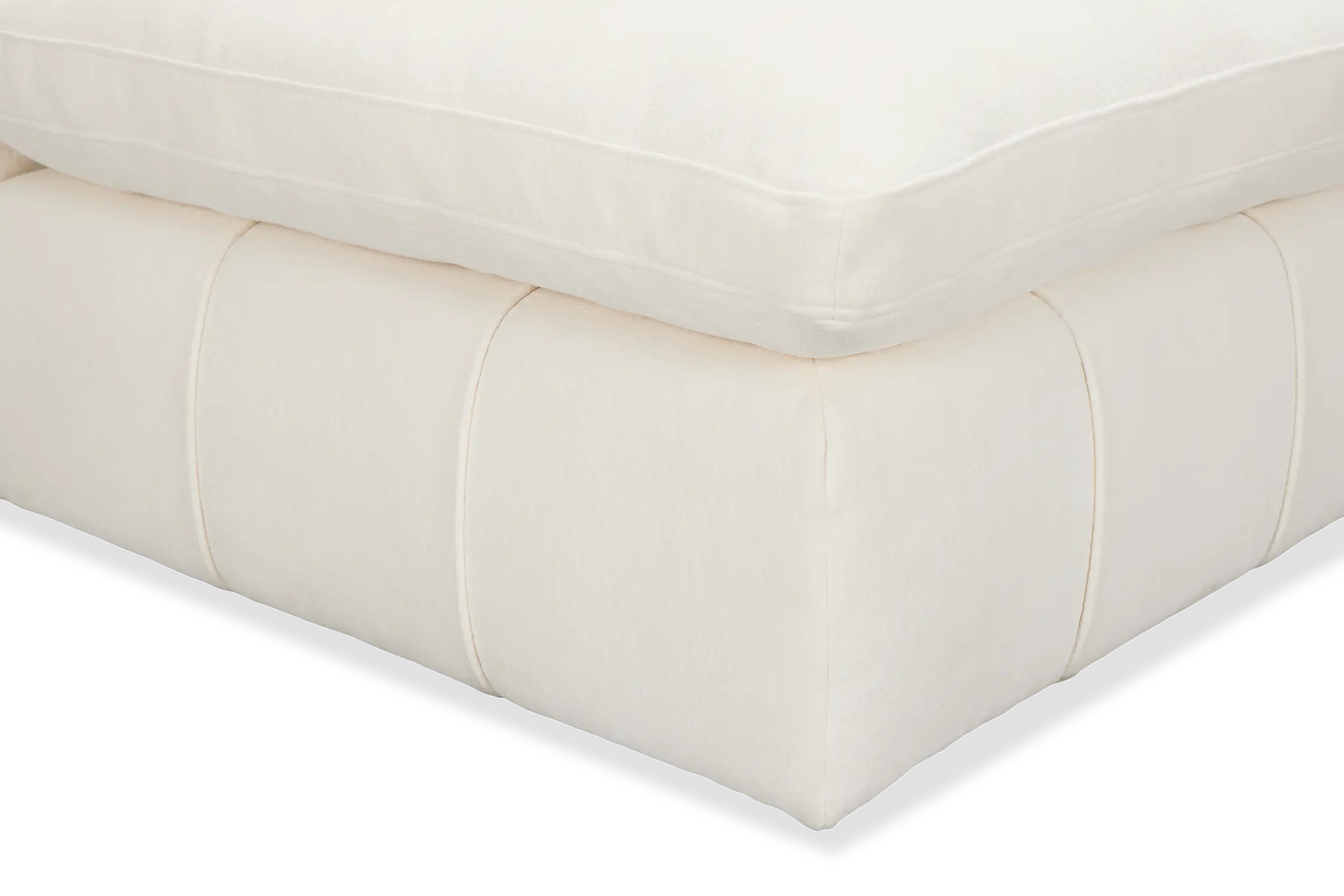 Cruz White Fabric Corner Chair Cruz White Fabric Corner Chair