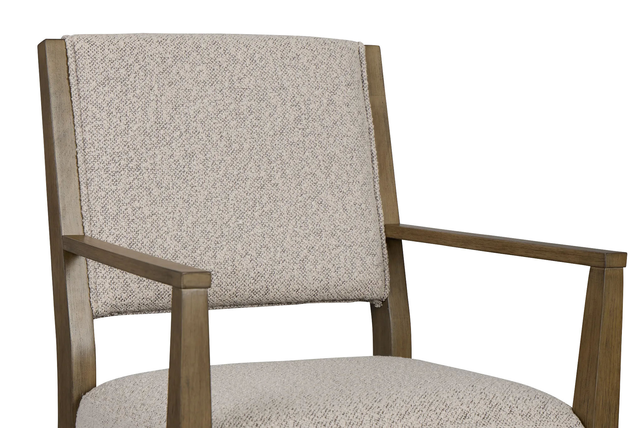 Vance Light Tone Upholstered Arm Chair