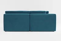 Destin Joya Teal Velvet 8-piece Pit Sectional