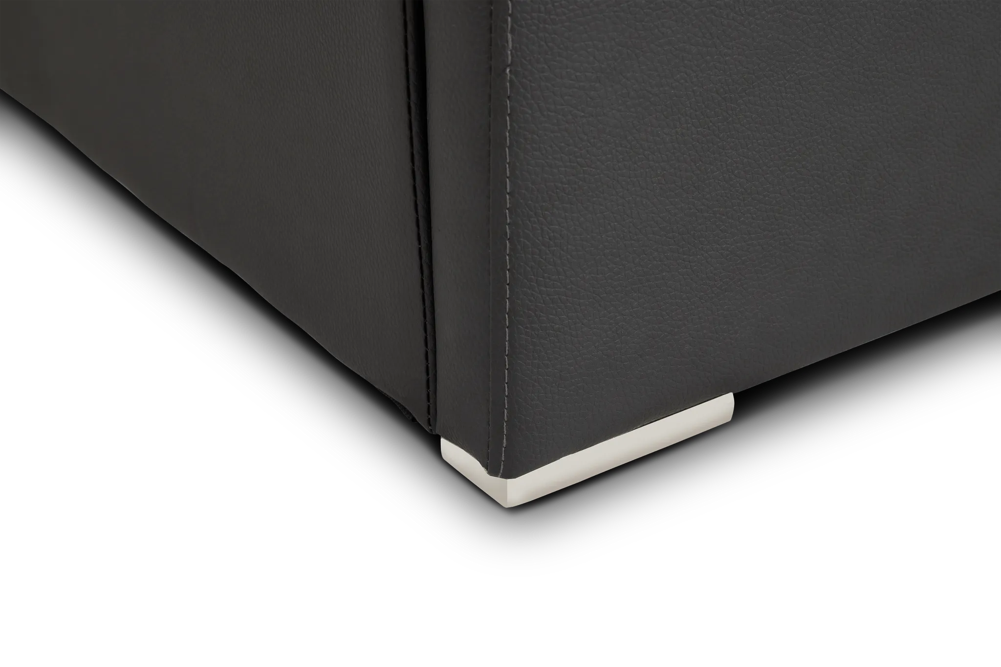 Cortina Gray Uph Platform Bed