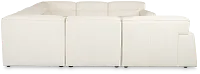 Blanca White Leather 8-piece Modular Sectional