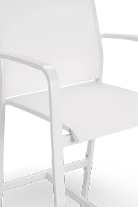 Lisbon White 30" Barstool
