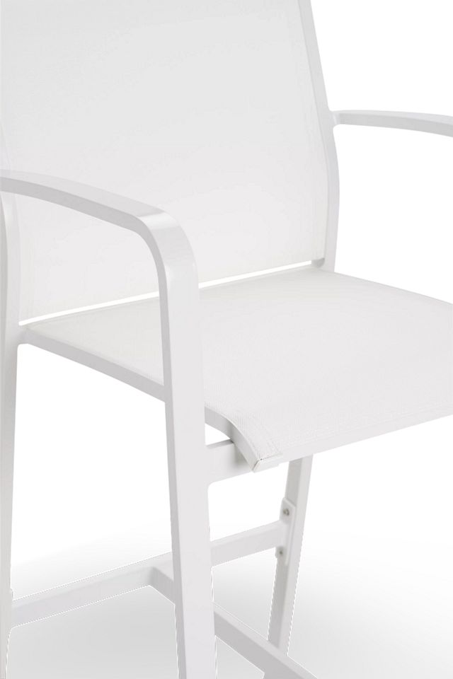 Lisbon White 30" Barstool