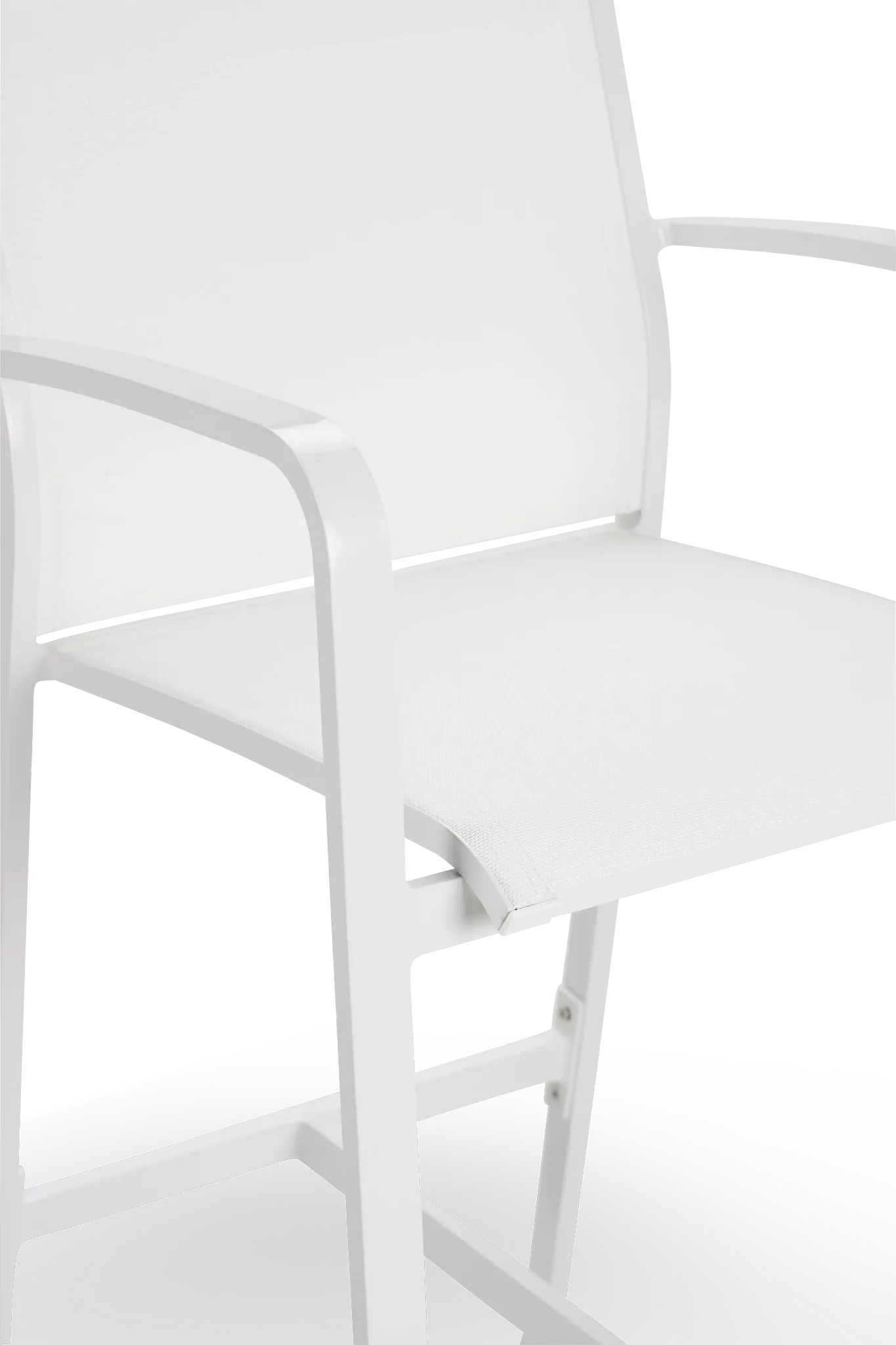 Lisbon White 30" Barstool