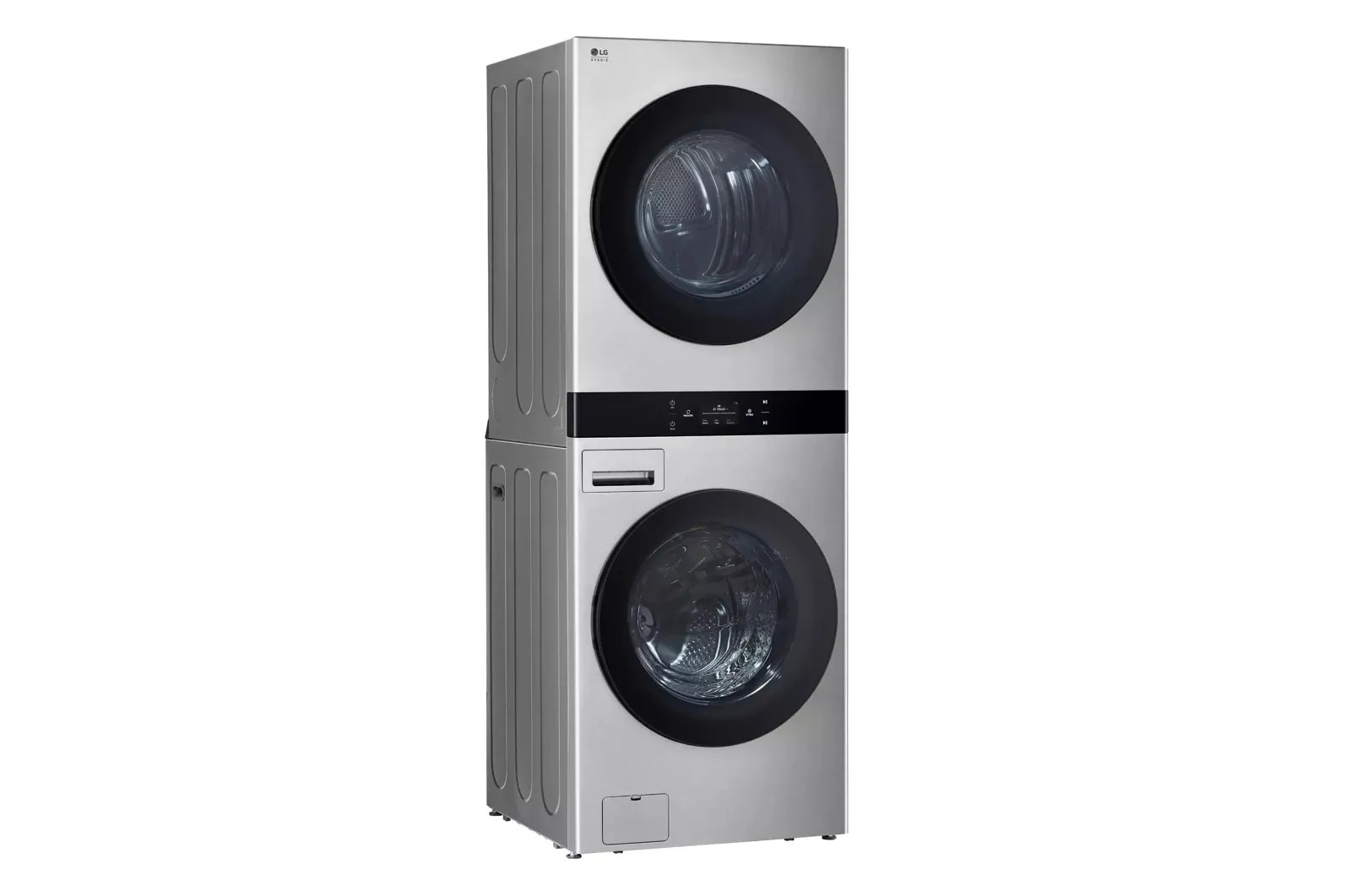 Lg 50 Series Stainless Steel Electric Laundry Center