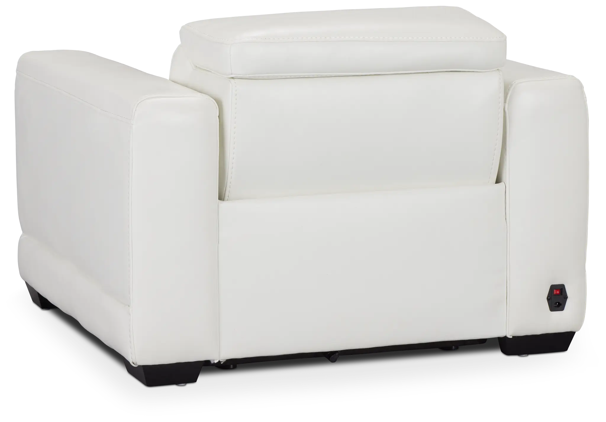 Lombardy White Micro Power Recliner Lombardy White Micro Power Recliner