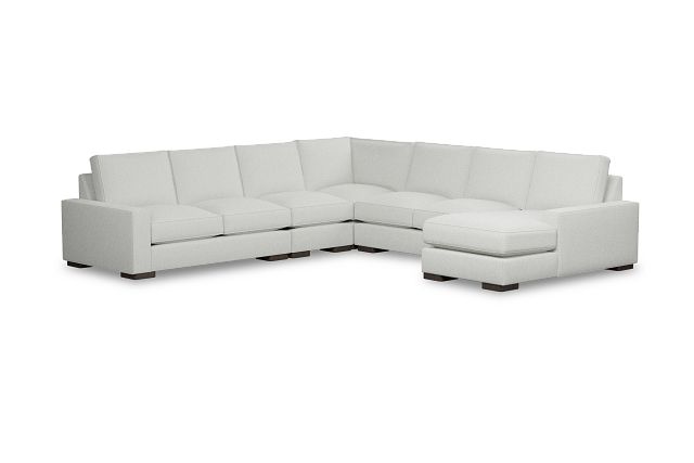 Edgewater Revenue White Large Right Chaise Sectional