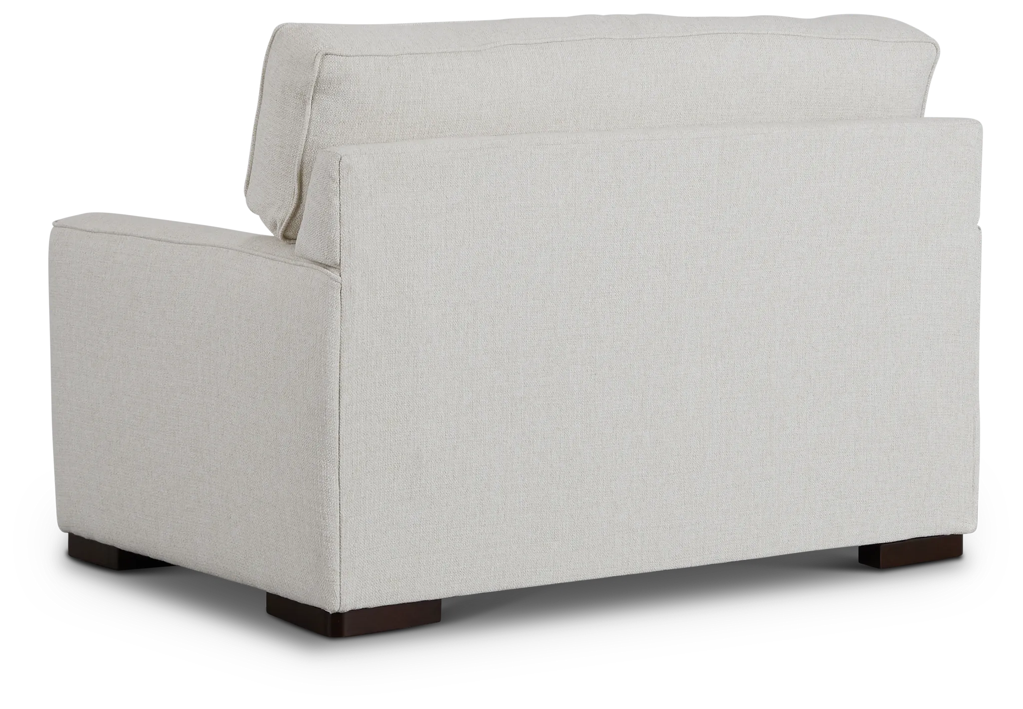 Austin White Fabric Memory Foam Sleeper