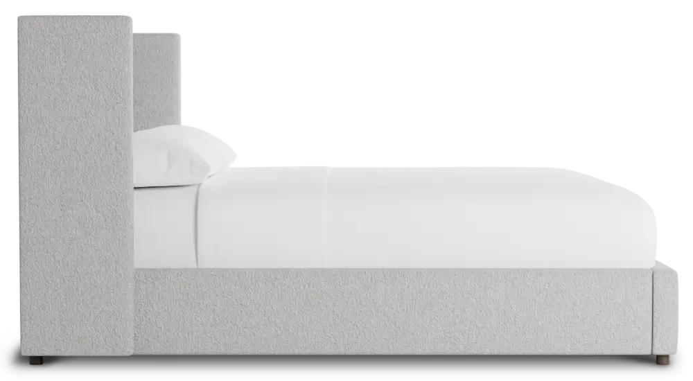 Captiva Elite Gray 48" Upholstered Shelter Bed Captiva Elite Gray 48" Upholstered Shelter Bed