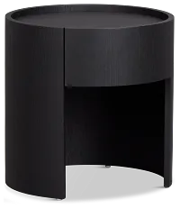 Nomad Black 1-drawer Nightstand