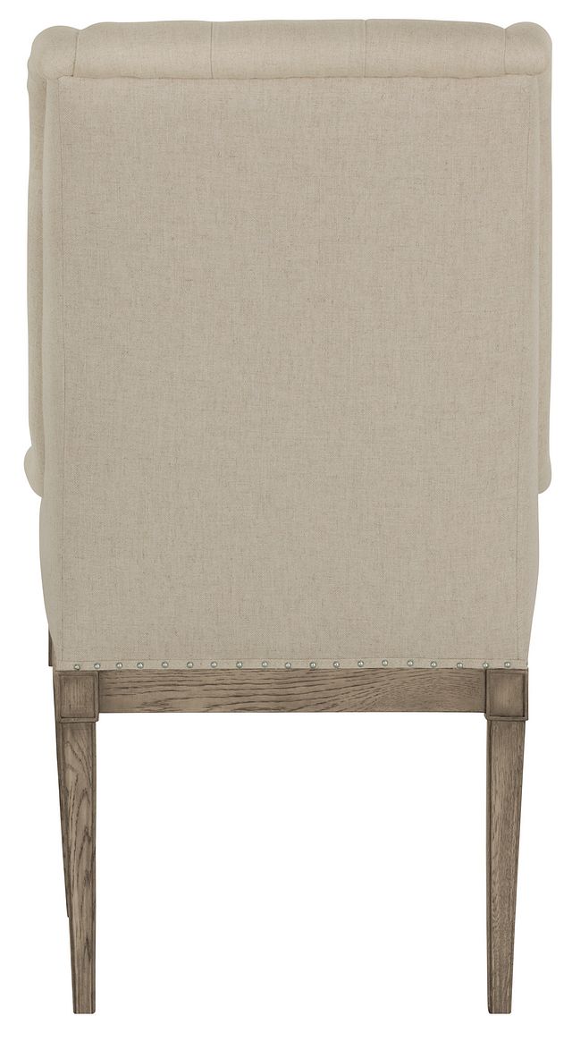 Marquesa Beige Upholstered Arm Chair (2)