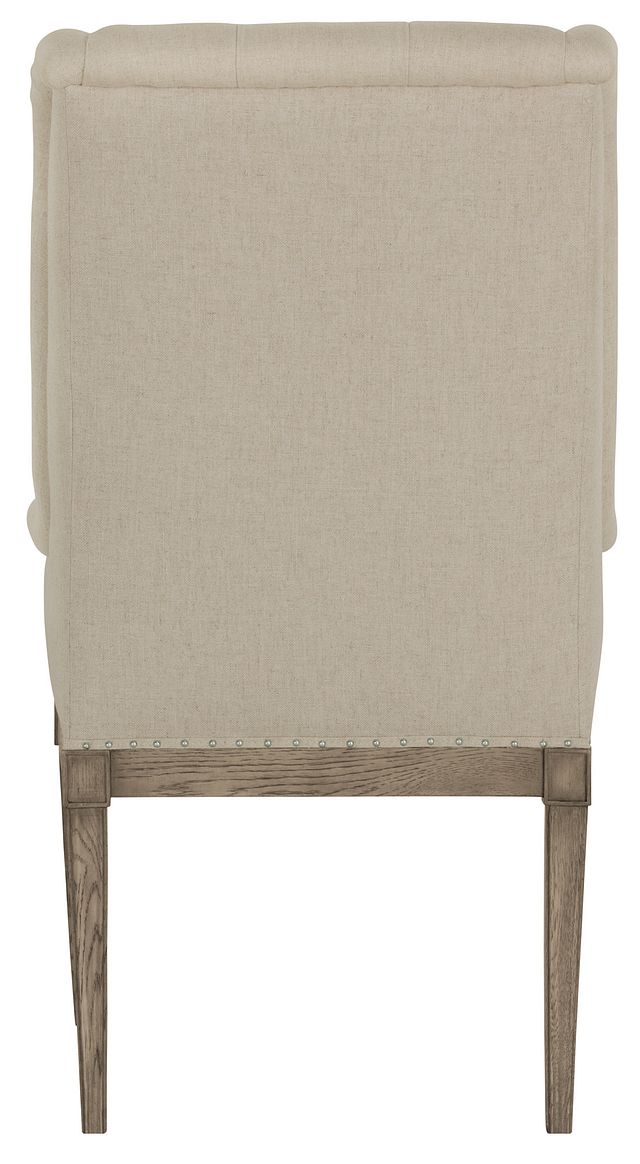 Marquesa Beige Upholstered Arm Chair