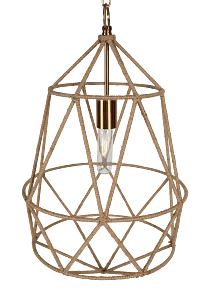 Brett Jute Chandelier
