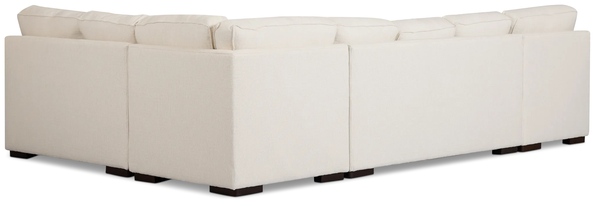 Sinclair Light Beige Fabric Left Chaise Memory Foam Sleeper Sectional