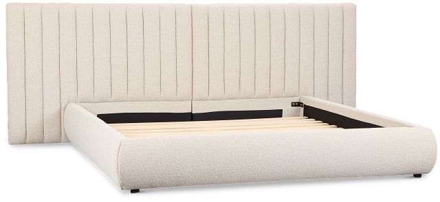 Nomad Light Beige Uph Spread Bed