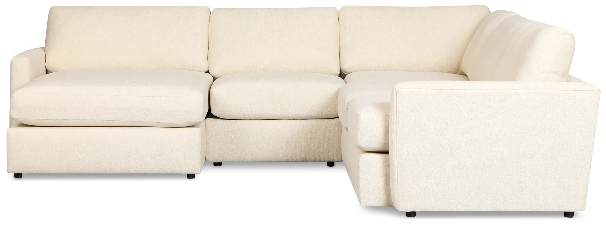 Maxwell Light Beige Fabric Medium Left Chaise Sectional Maxwell Light Beige Fabric Medium Left Chaise Sectional