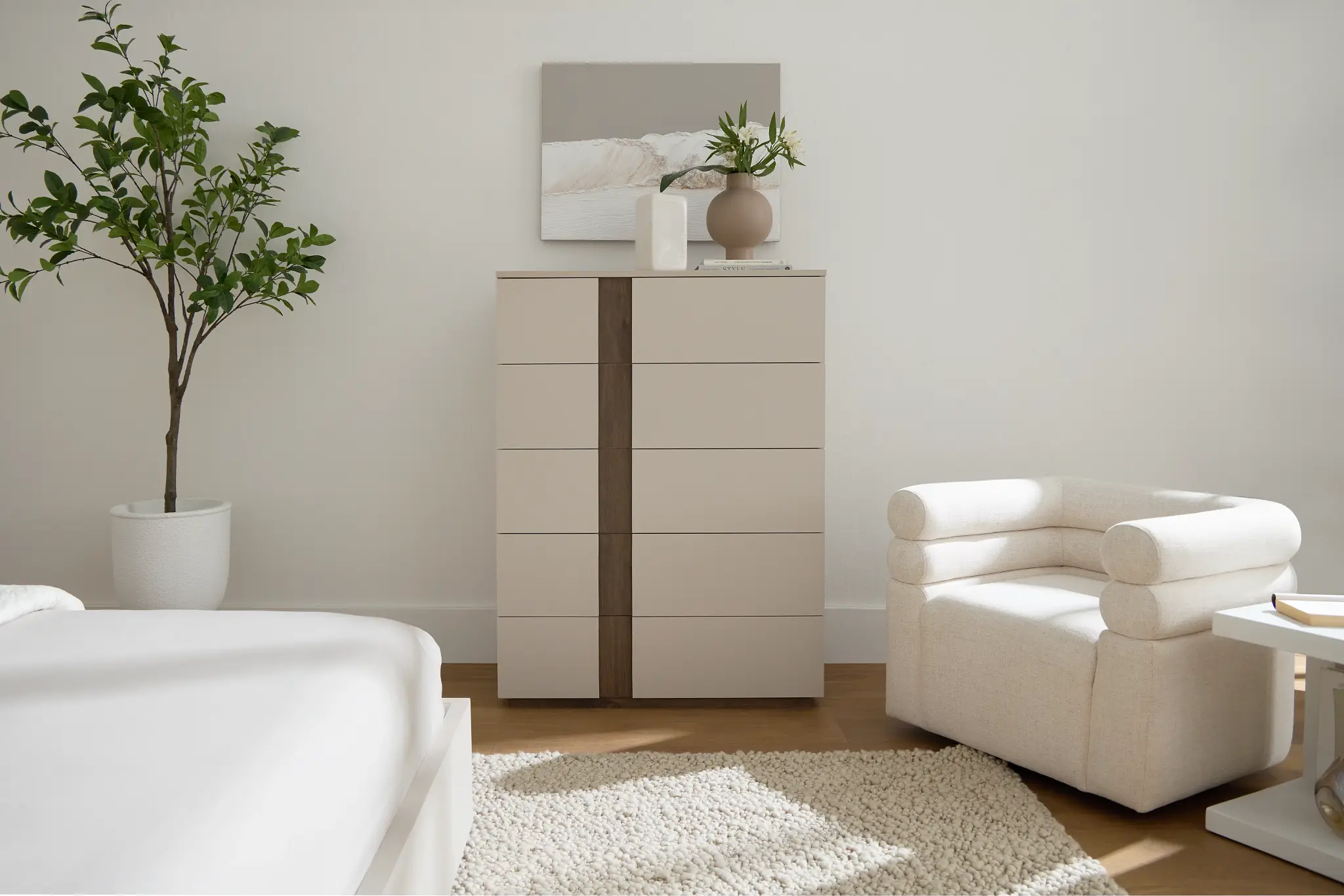 Brasilia Light Beige Drawer Chest Brasilia Light Beige Drawer Chest
