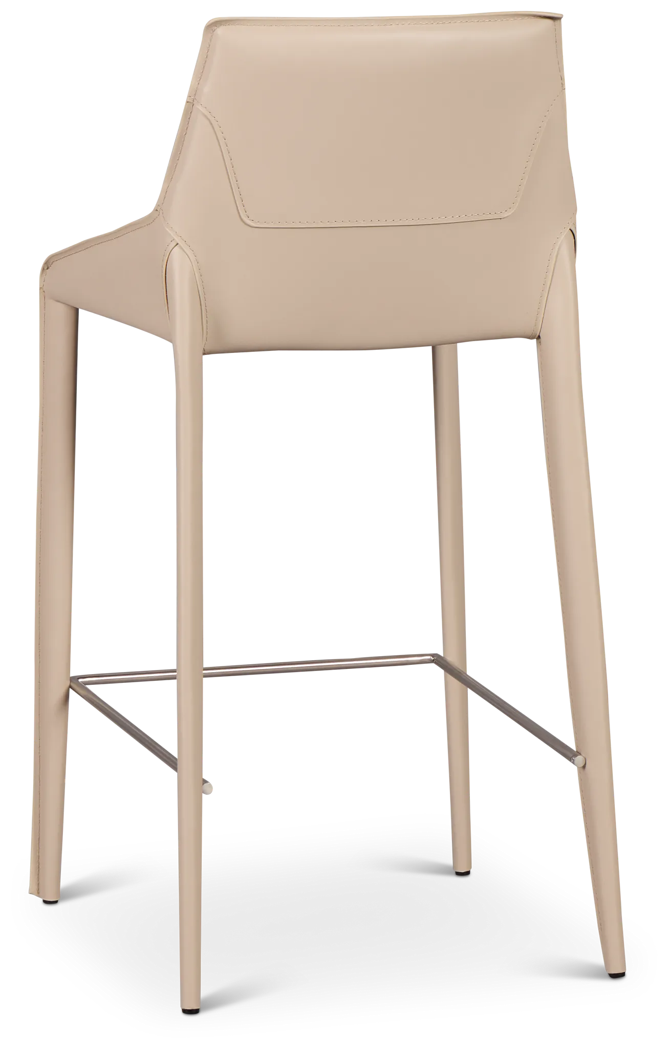 Wayne Light Beige 27" Upholstered Barstool
