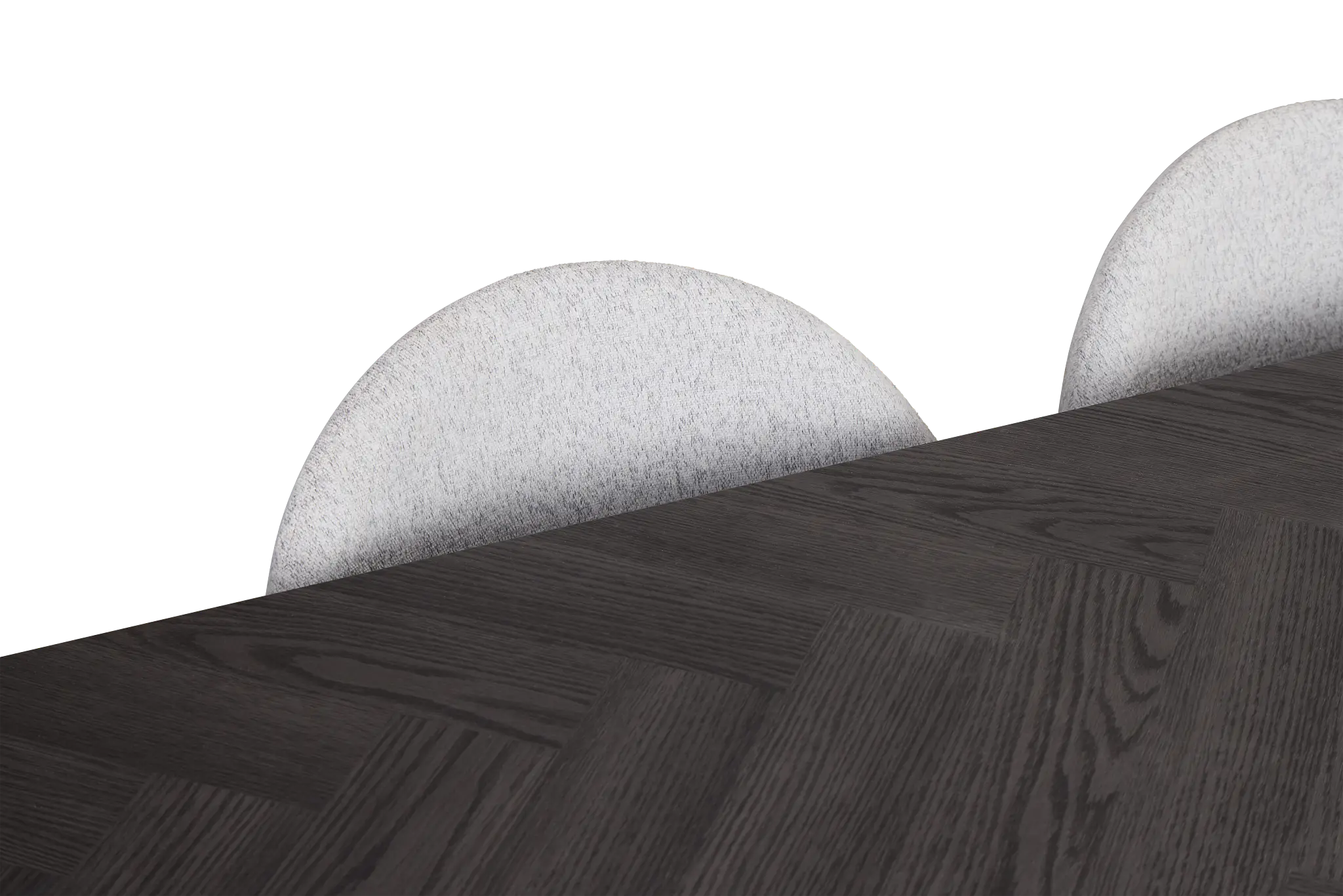 Brentwood Dark Tone Rect Table & 4 Upholstered Chairs Brentwood Dark Tone Rect Table & 4 Upholstered Chairs