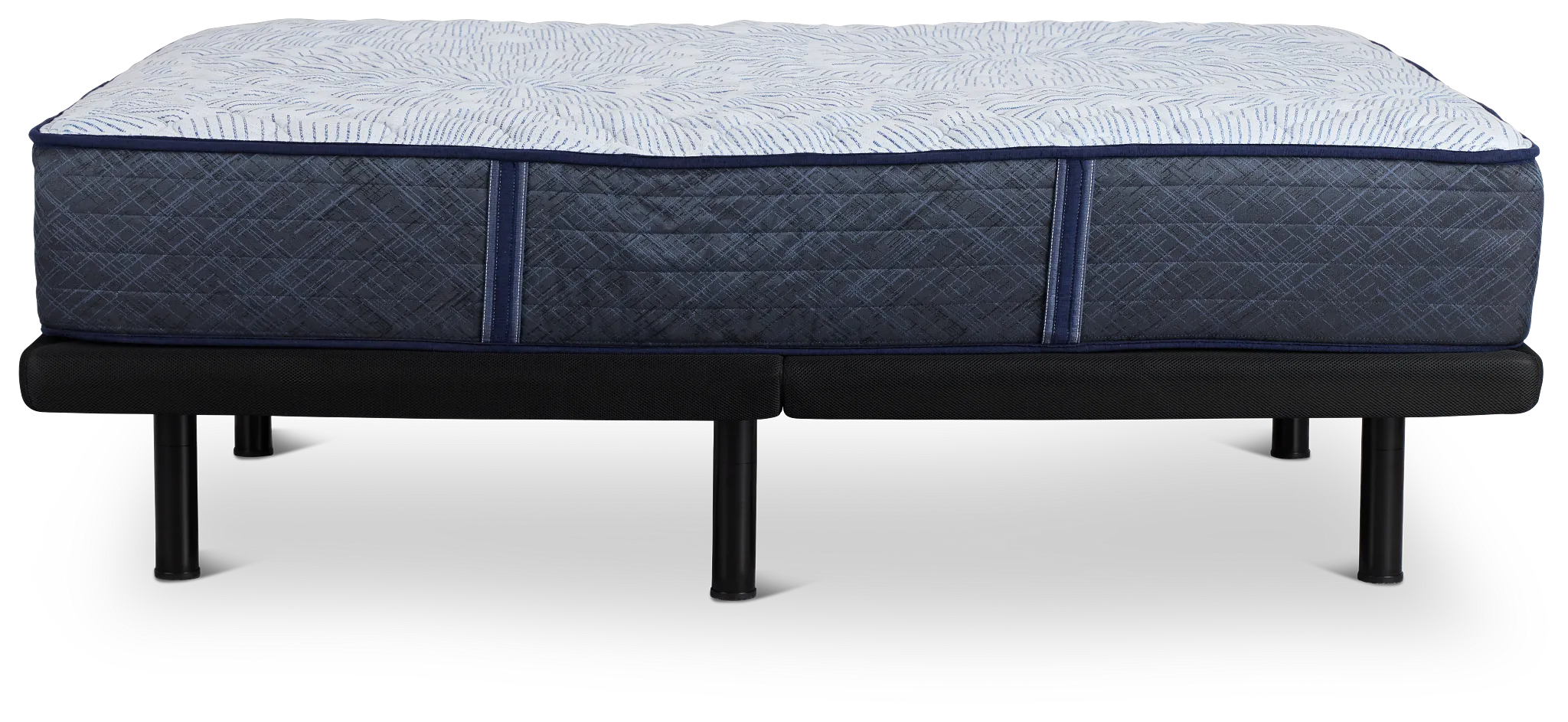 Serta Perfect Sleeper Blue Lagoon Nights Firm Plus Adjustable Mattress Set