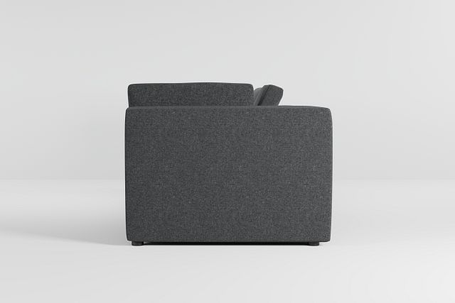 Destin Delray Dark Gray Fabric 3-piece Modular Sofa