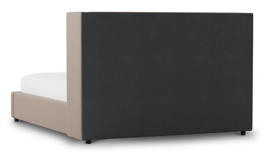 Captiva Joya Beige 48" Upholstered Shelter Bed