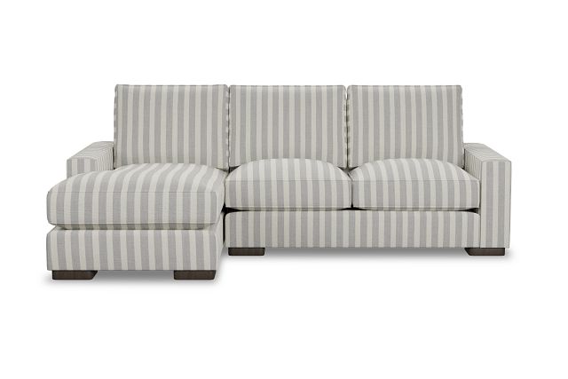 Edgewater Sea Lane Light Gray Left Chaise Sectional