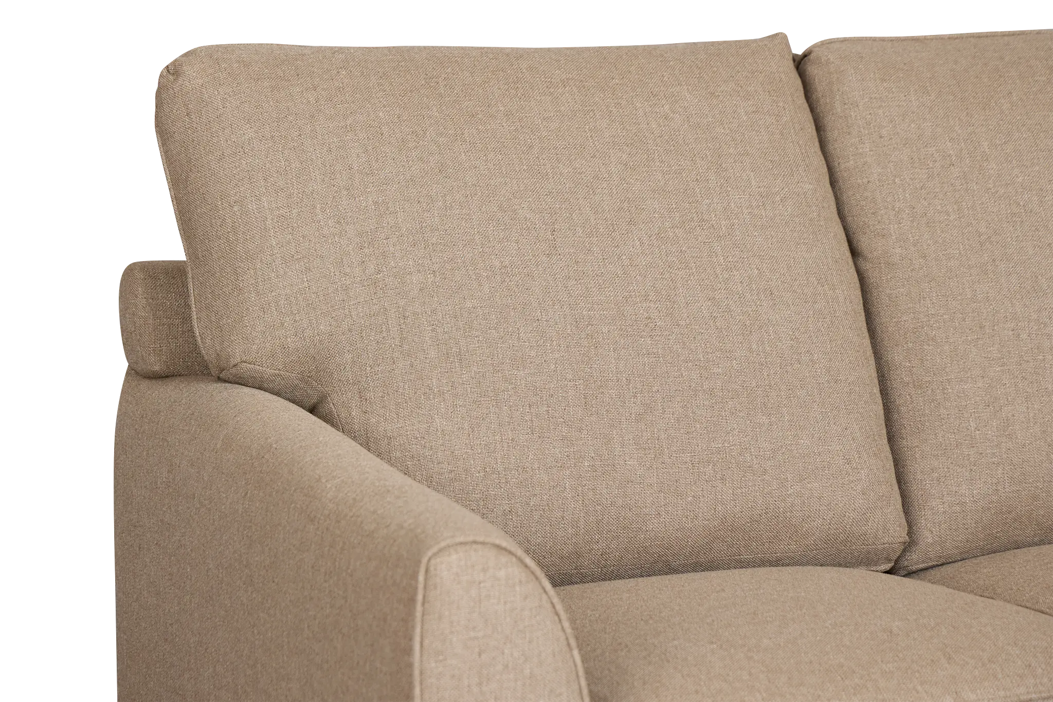 Tate Brown Fabric Loveseat Tate Brown Fabric Loveseat