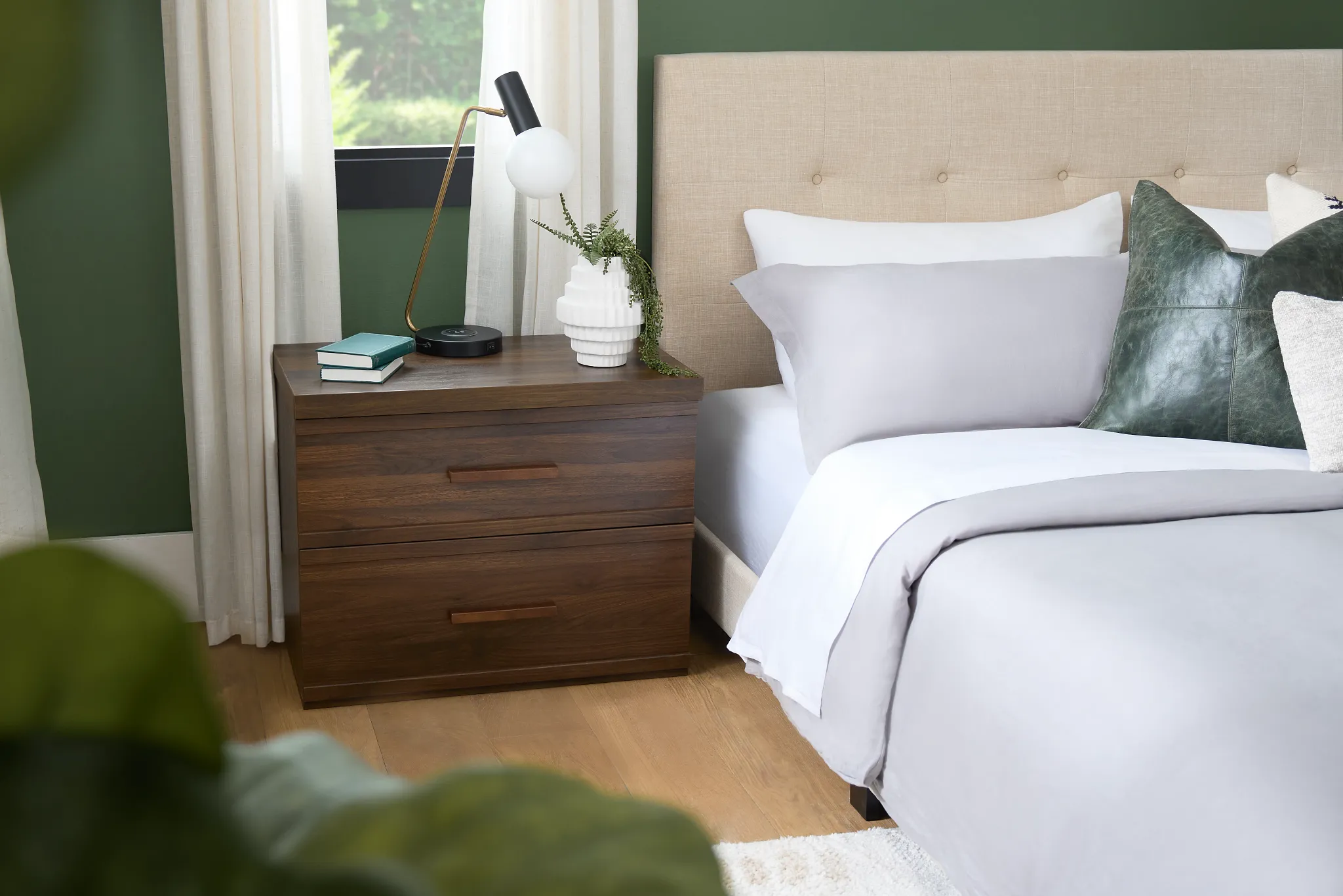 Atlantic Mid Tone Nightstand