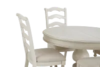 Savannah Ivory Round Table & 4 Chairs
