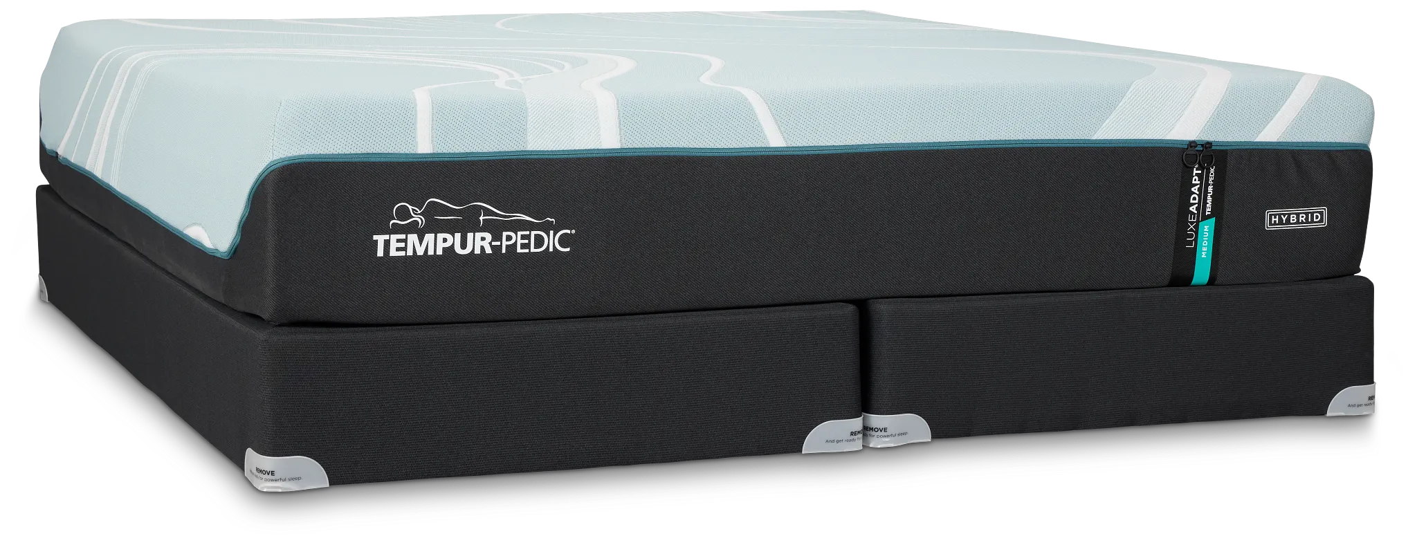 Tempur-pedic Tempur-luxeadapt Medium Hybrid Mattress Set