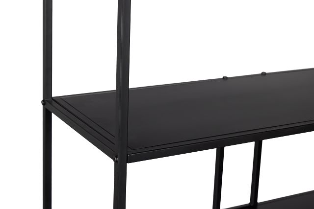 Meggie Black Bookcase